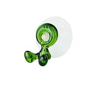 JINGYAN Porta spazzolini Home Bathroom Toothbrush Suction Holder Rack Wall Mount Hang Stand Sets Cup Tooth Brush Container(Green)