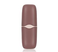JINGYAN Porta spazzolini Toothbrush Case Toothpaste Container Travel Rinsing Cup Daily Use Teeth Cleaning Mug Business Trips Camping(Brown)