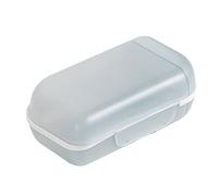 JINGYAN Portasapone Scatola di Sapone da Viaggio con Coperchio Dormitorio Dormitorio Bagno Sigillato Portatile Creativo Multifunzione multicomparto Multifunzione multicomparto(Grey)