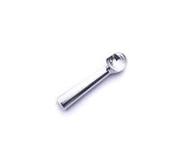 JINGYAN Porzionatori da gelato 1pcs Portable Stainless Ice Cream Spoon Aluminum Alloy Anti-Ice Maker Frozen Scoop For Home Kitchen Accessories(Silver 1)