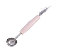 JINGYAN Porzionatori da gelato 2-in-1 Stainless Steel Double-headed Fruit Scoop Ice Cream(A)