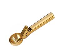 JINGYAN Porzionatori da gelato Cucchiaio per gelato in acciaio inossidabile Utensile da cucina per schegge nascoste antiaderenti per fare baller di anguria Dessert Frozen Yogurt(Gold)