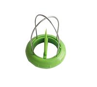 JINGYAN Porzionatori da gelato Mini frutta Kiwi Cutter Peeler Slicer Gadget da cucina, Strumenti di peeling per Pitaya(Green)