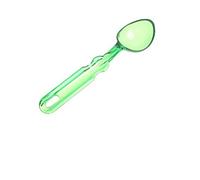 JINGYAN Porzionatori da gelato Paletta per gelato in acciaio inox Creatore di palline yogurt alla pasta per biscotti Polpette carne Cucchiaio Strumenti anguria(Green)