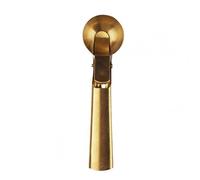 JINGYAN Porzionatori da gelato Snowball Scoop Stainless Steel Ice Cream Non-stick Fruit Hockey Device(Golden)