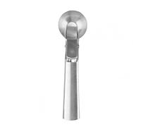 JINGYAN Porzionatori da gelato Snowball Scoop Stainless Steel Ice Cream Non-stick Fruit Hockey Device(Silver)