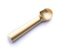 JINGYAN Porzionatori da gelato Stainless Silicone Ice Cream Spoon Portable Aluminum Alloy Anti-feeze Maker Frozen Scoop For Home Kitchen Accessories(Silver)