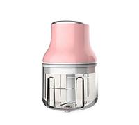 JINGYAN Pressa-aglio Crusher Electric Crusher Durevole Chopper Masher Mini Aglio Pressa Aglio Verdure Chopper Utensili da cucina(Pink)