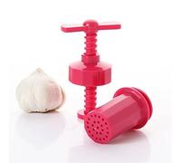 JINGYAN Pressa-aglio Practical Kitchen Cooking Tools Garlic press Crusher Presser screw squeeze Peeler Garlic Crusher Random Color