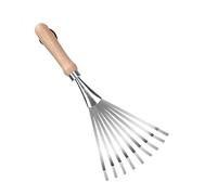 JINGYAN Rastrelli 2pcs Hand Rake Portable Mini Leaflet Great for Gardening Garden Sweeping Yard Flower Bed Tools Supplies