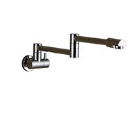 JINGYAN Rubinetti a tocco Single lever rotating folding nozzle bathroom kitchen faucet wall cold sink(C)