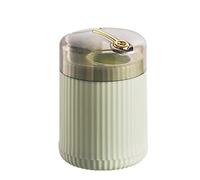 JINGYAN Scatola Porta stuzzicadenti Light Luxury Toothpick Box Creative Press-Type Pop-up Toothpick Box Dustproof Cans for(White)