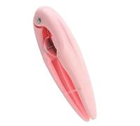JINGYAN Schiaccianoci Chestnut Opener Tool Manual Chestnut Opener Clip Pecan Walnut Nutcracker Heavy Duty Shell Cracker Opener with Non-Slip Handle(Pink)