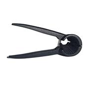JINGYAN Schiaccianoci Cucina Schiaccianoci Clip, Creativo Acciaio Inox Breve Noci Cracker Sheller Nut Aperto Frutta Shell Tools Cucina Pratica. (Nero)