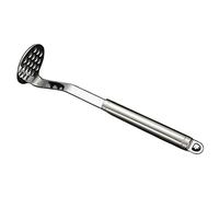 JINGYAN Schiacciapatate Fruit Mashers Pressure Mud Stainless Steel With Handle Multi Purpose Kitchen Tools For Food Mashed Potato Masher 3Colors(Silver)