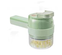 JINGYAN Schiacciapatate Handheld Electric Vegetable Cutter Set Wireless Garlic Mud Masher Chopper Pressing Mixer Food
