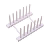 JINGYAN Scolapiatti Dish Drainer Kitchen Organizer Sink Drain Rack Storage Drying Plastic Plate Holder Cups Cover Stand Display(White)