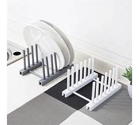 JINGYAN Scolapiatti Drainer Rack Kitchen Dish Storage Bowl Plate Holder Pot Lid Cover Shelf Tablewear Organizer Accesso(02)