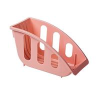 JINGYAN Scolapiatti Kitchen Dish Plate Organizer Bowl Cupboard Storage Holder Drying Rack Shelf Home Sink Frame(Pink)