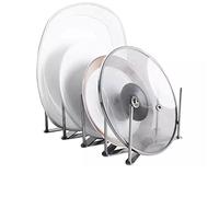 JINGYAN Scolapiatti Kitchen Organizer Stainless Steel Extendable Pot Lid Rack Multipurpose Spoon Plate Holder Cooking Dish Tray Stand Steamer Racks