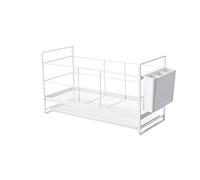 JINGYAN Scolapiatti Scaffale per piatti in ferro battuto in scaffale per stoccaggio da cucina