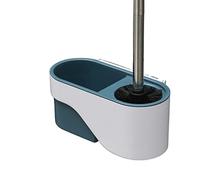 JINGYAN Scopino per WC Scopino per WC con manico lungo Foro per WC ad angolo libero da appendere alla parete per la pulizia della toilette per la casa