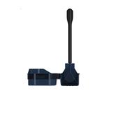 JINGYAN Scopino per WC Set di accessori per il bagno con scopino e supporto per WC in silicone creativo a parete manico lungo per la pulizia della casa