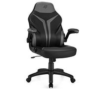 JINGYAN Sedie da scrivania Rotary computer office chair with adjustable height of high back game(Gray)