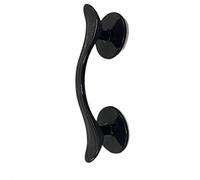 JINGYAN Set maniglie per porte Maniglia della porta Bracciolo appiccicoso Camera da letto Bagno Frigorifero Corrimano Senza foro Hardware per antiscivolo(Schwarz)
