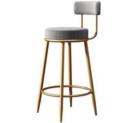 JINGYAN Sgabelli da bar Bar Chair Home Island Golden Stool High Back