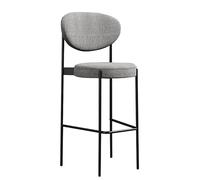 JINGYAN Sgabelli da bar Nordic Iron Bar Chair Household High Fashion Creative Net Red Modern Simple Back