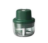 JINGYAN Spremiaglio Gadget da cucina Mini Food Chopper Aglio Elettrico Aglio Miniere Ginger Verdure Trituratore Discer per Cucina portatile per campeggio(Green 150ml)