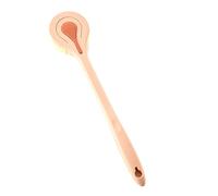 JINGYAN Spugne per bagno Long Handle Bath Brush Exfoliating Scrub Body Scrubber Back Massager Shower Sponge Exfoliator Cleaning Tools Bathing Accessories (Pink)