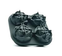 JINGYAN Stampi per ghiaccio Cavity Silicone Ice Cube Trays Rose Ball Maker Mold with Lid and Bint Kitchen Utensils Moldes