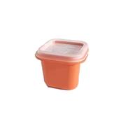 JINGYAN Stampi per ghiaccio Ice Mold Silicone Gel Water Form Tray Kitchen Box Frame Bar Accessories Cube Shape(Rouge)