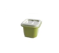 JINGYAN Stampi per ghiaccio Ice Mold Silicone Gel Water Form Tray Kitchen Box Frame Bar Accessories Cube Shape(Green)