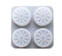 JINGYAN Stampi per ghiaccio Lemon Slices Silicone Mold Fruit Flowers Chocolate Fondant Wedding Cake Decor Baking Tools Soap Ice Cubes