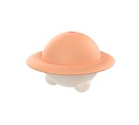 JINGYAN Stampi per ghiaccio Silicone Ice Ball Mold Whiskey Small Flying Saucer Round Making(Orange)