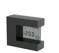 JINGYAN Sveglia Electronic Desktop LCD Calendar Alarm clock with Indoor Thermometer & Count Down Kitchen Timer for home office table watch