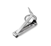 JINGYAN Tagliaunghie Taglierina per unghie pieghevoli ultra-sottili in acciaio inox taglierina per unghie, con portachiavi taglierina TrimMerMerMail Art Tool (Argento)