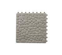 JINGYAN Tappetini da doccia Bathroom splicing non-slip mat Toilet shower full spread floor bath toilet waterproof anti-fall(Khaki)