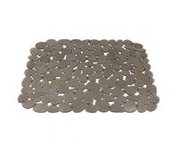 JINGYAN Tappetini per lavello Fashionable Pebble Sink Mat Skid Resistance Anti-Fall Dish Drying Pad Smooth Surface Dish Drying Pad for Cafes Sink Mat(Brown)
