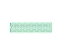 JINGYAN Tappetini per lavello Silicone Countertop Mat Anti Slip Sink Tray Cushion Pad Organizer Kitchenware Protection Mat Storage Rack Kitchen Accessories(Green)