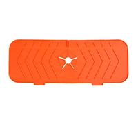 JINGYAN Tappetini per lavello Splash Water Catcher Mat Water Drying Pads Replace Sink Draining Pad Faucet Mat 1pcs 37x14cm (Orange)