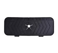 JINGYAN Tappetini per lavello Splash Water Catcher Mat Water Drying Pads Replace Sink Draining Pad Faucet Mat 1pcs 37x14cm (Schwarz)