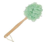 JINGYAN Tappo per scarico lavello Accessories Hanging Cleaning Long Handle Adult Body Brush Mesh Shower Loofah Bath Back Scrubber Elderly Home Soft Exfoliating(Green)