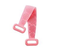 JINGYAN Tappo per scarico lavello Asciugamano da bagno in silicone per strofinare la schiena Spazzola da bagno Cintura da bagno Scrub per il bagno Cinture da bagno pulite da uomo per donna(Pink)