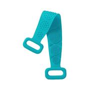 JINGYAN Tappo per scarico lavello Asciugamano da bagno in silicone per strofinare la schiena Spazzola da bagno Cintura da bagno Scrub per il bagno Cinture da bagno pulite da uomo per donna(Green)