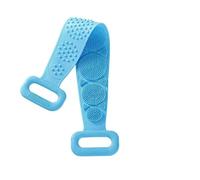 JINGYAN Tappo per scarico lavello Asciugamano da bagno in silicone per strofinare la schiena Spazzola da bagno Cintura da bagno Scrub per il bagno Cinture da bagno pulite da uomo per donna(Blue)