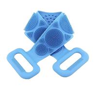 JINGYAN Tappo per scarico lavello Bath Brushes Body Scrubber Silicone Shower Exfoliating Brush Belt Back Scrub Massage Cleaner Cleaning Strap Bathroom Accessories